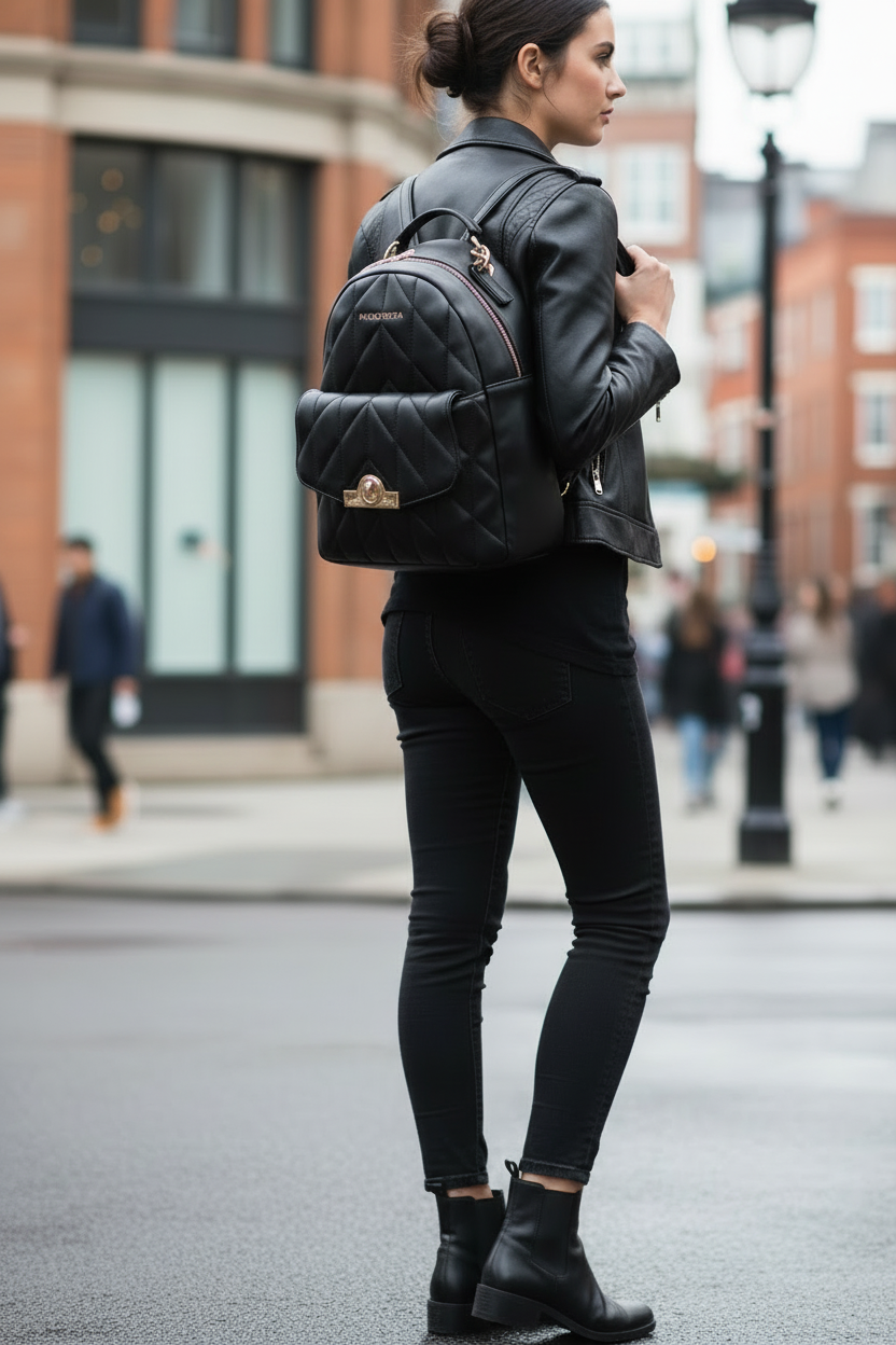 Zainetto Nero Donna Pregunta ABEG028