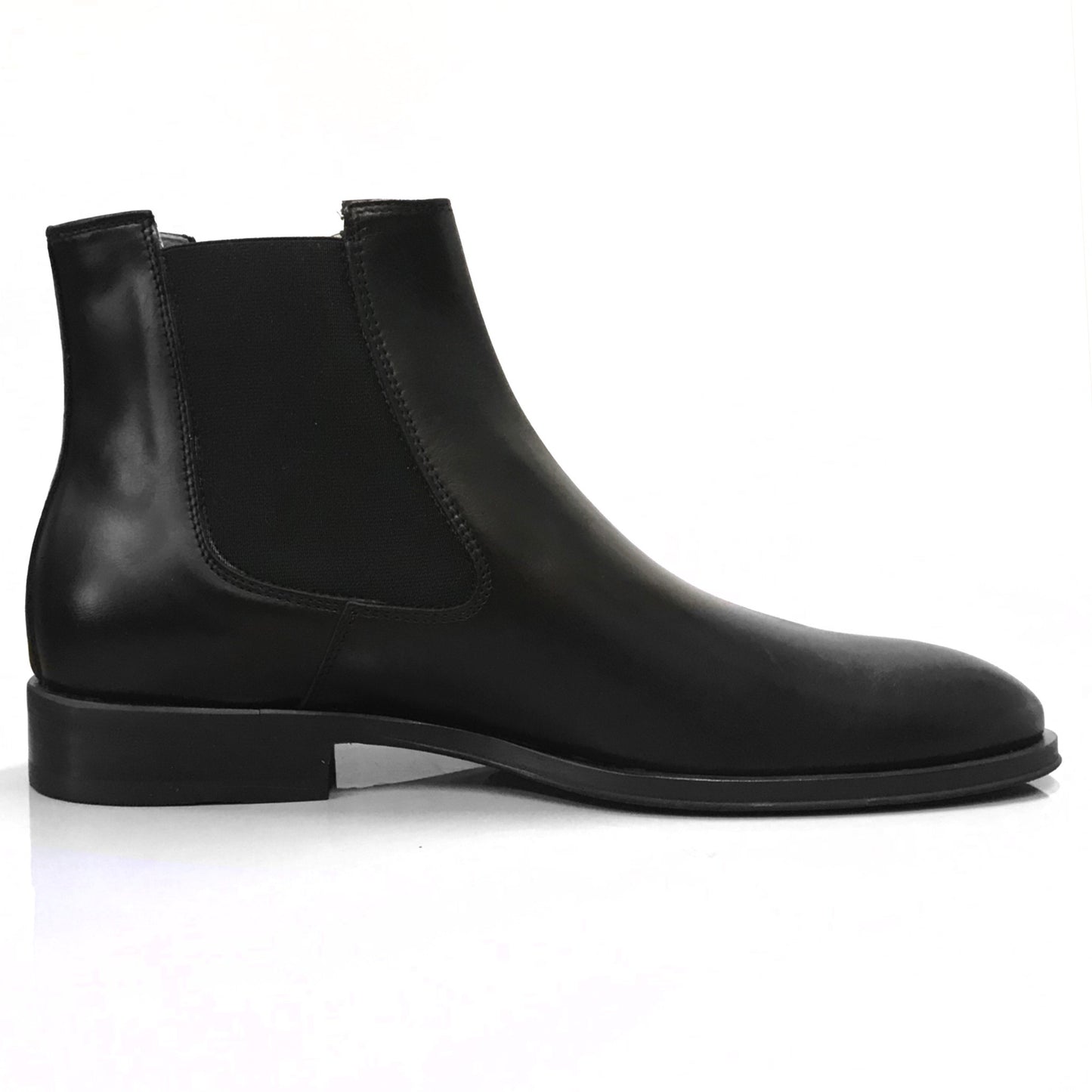 Stivaletto Chelsea NeroGiardini A909402 Vera Pelle, Nero