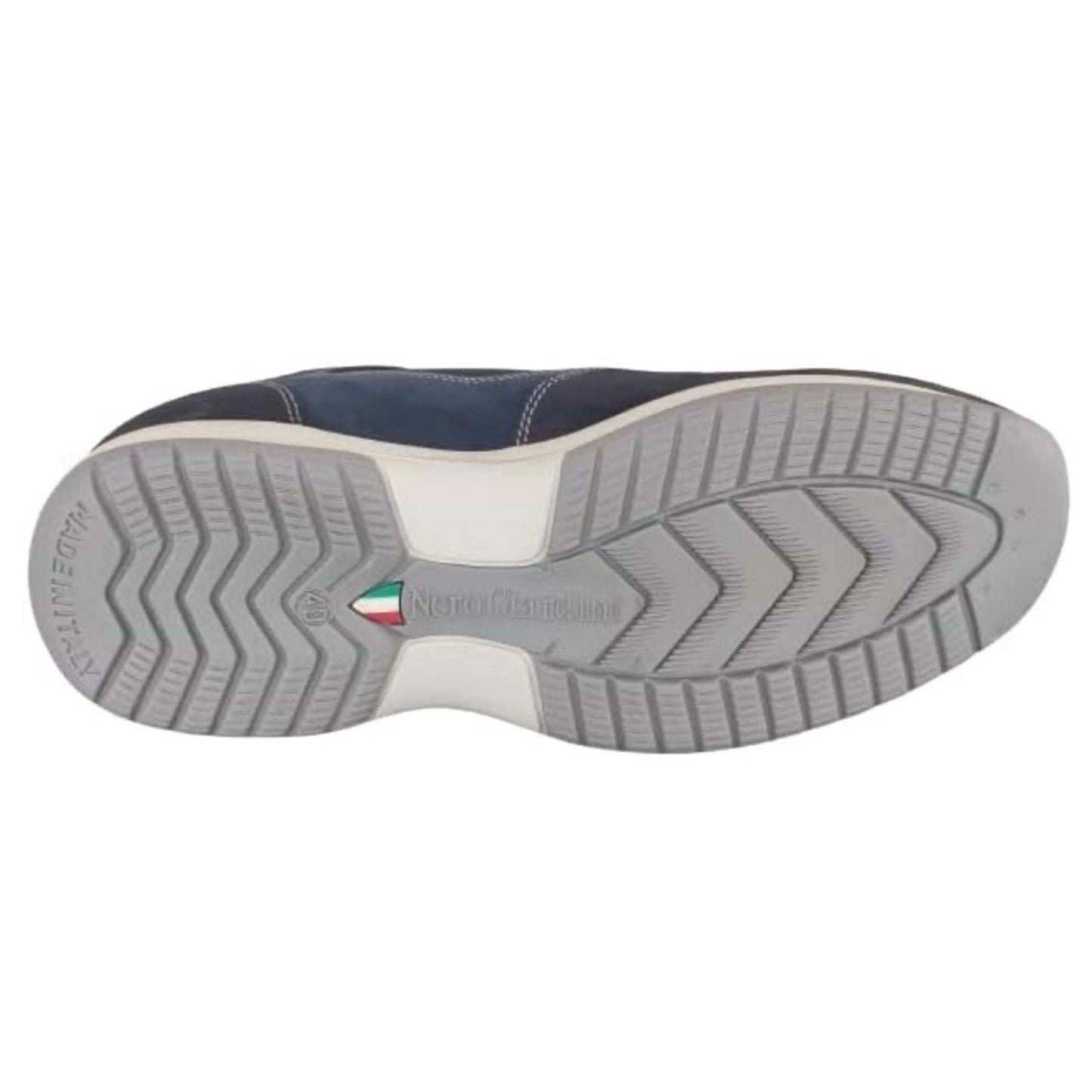 Sneakers Uomo NeroGiardini P301760U camoscio Blu Indios e Grigio sfumato - 40 EU