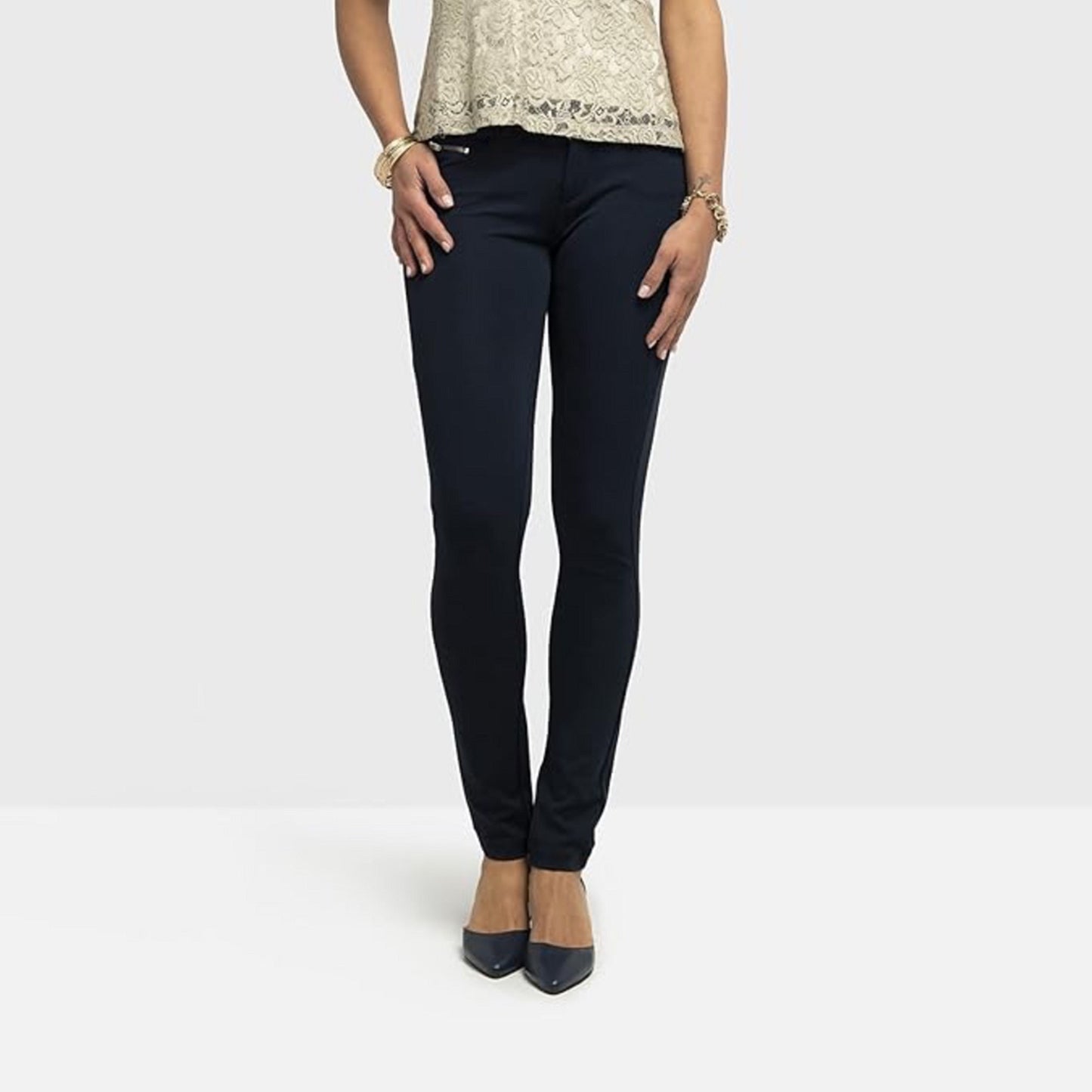Nero Giardini P564901D Pantalone da Donna - Blu 26 EU