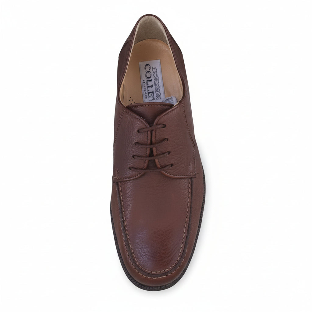 Scarpe Classiche Uomo Colletti 631 Vera Pelle Marrone - 40 EU