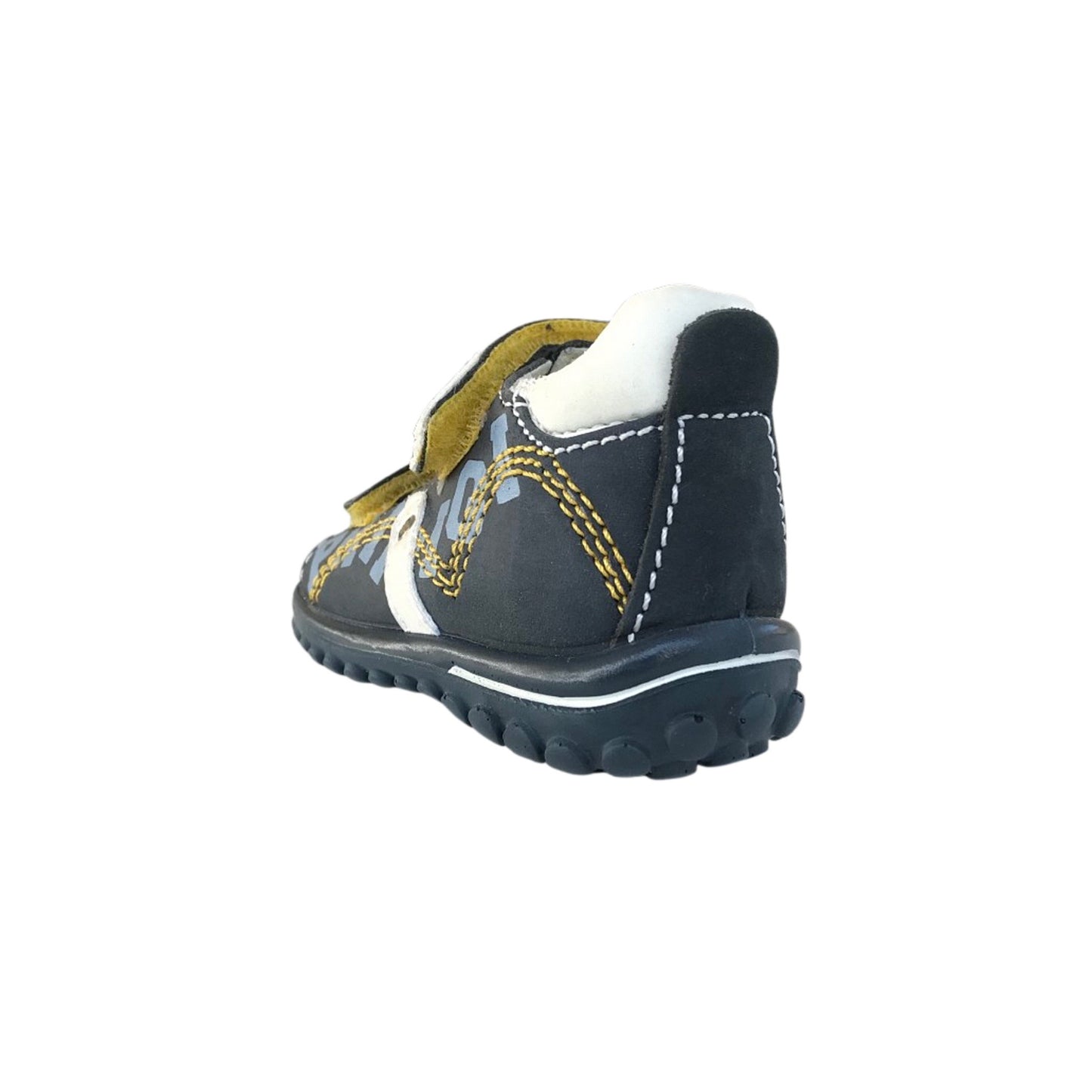 Sandali Bambino Primigi con Chiusura a Strappo, Blu Navy con Dettagli Gialli, Suola Antiscivolo, 19 EU