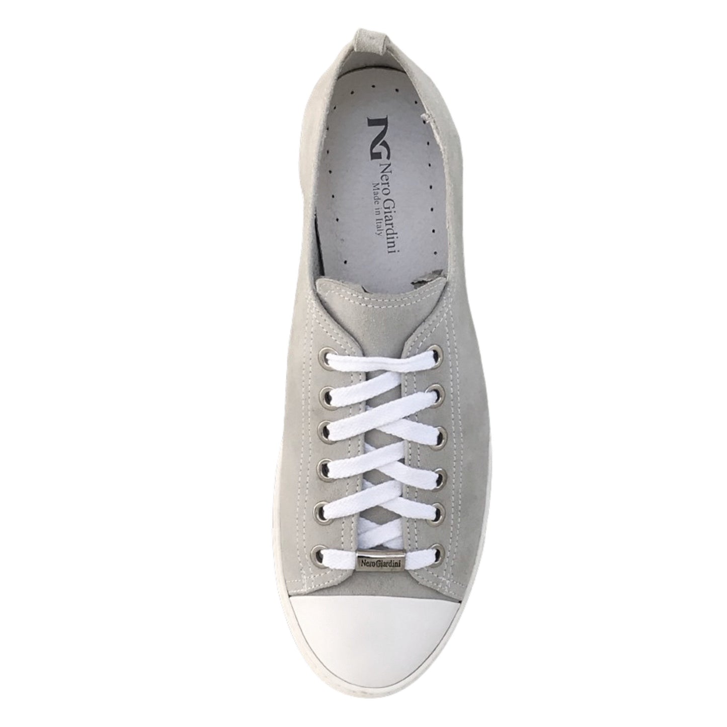 Sneakers basse Donna NeroGiardini P308430D Vera Pelle Grigio