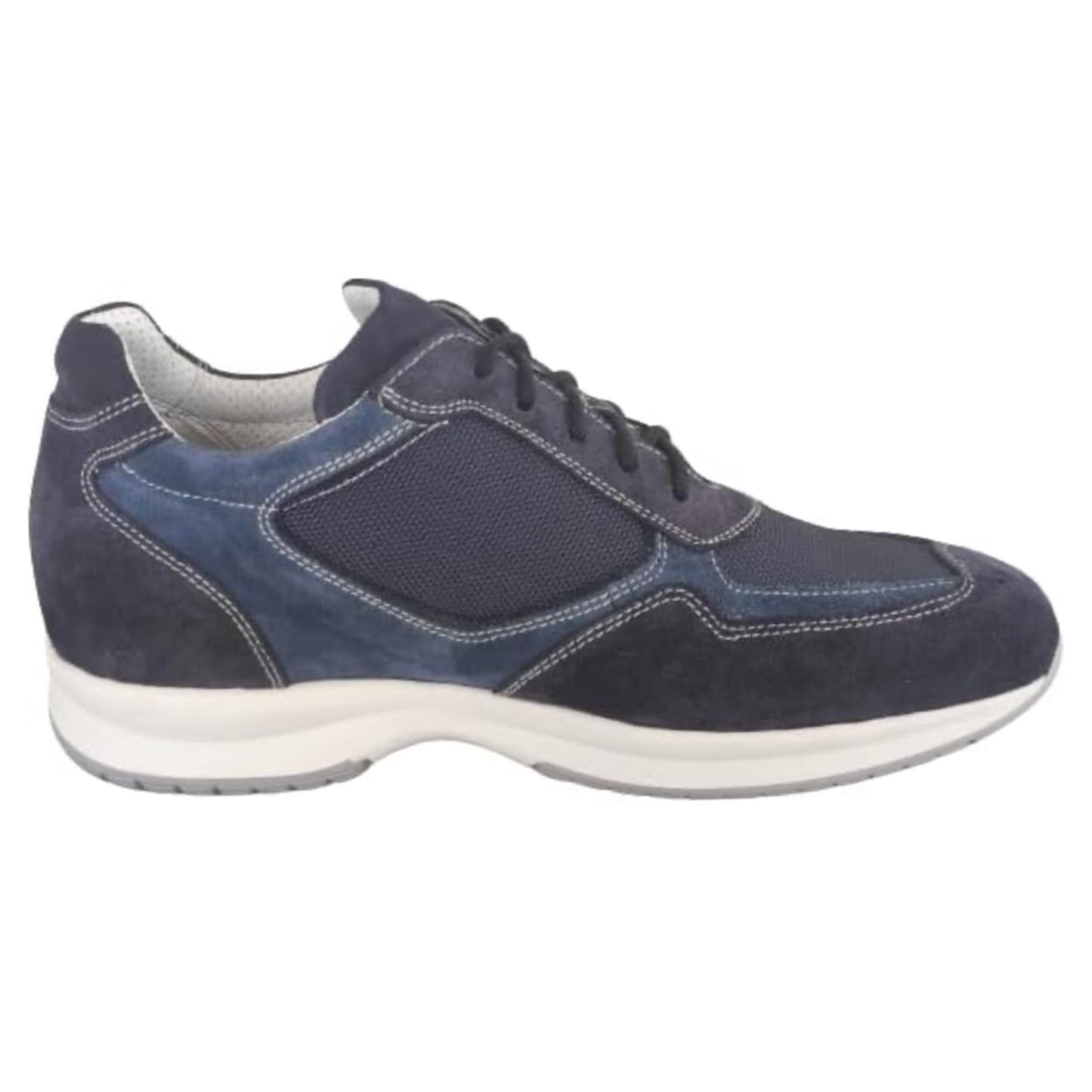 Sneaker Uomo NeroGiardini P301760U camoscio Blu indios
