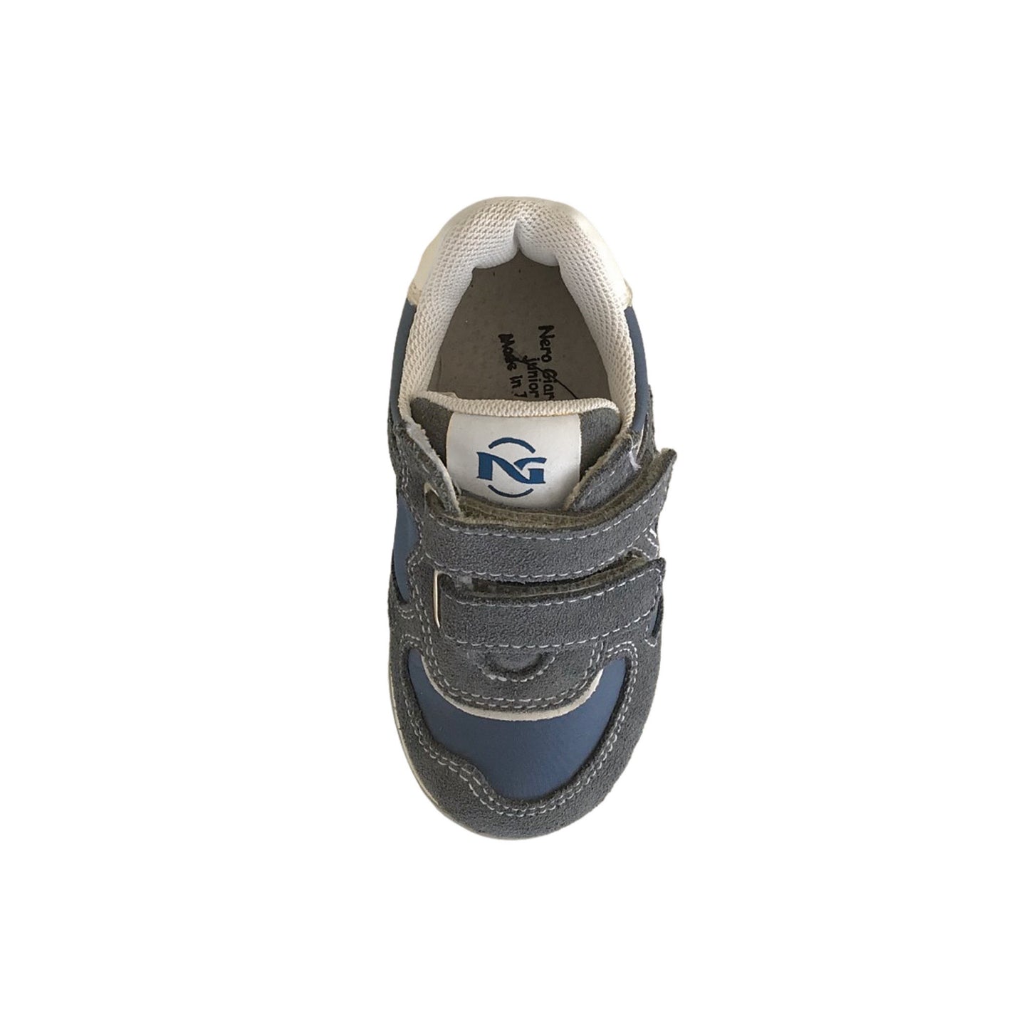Scarpe Bambino NeroGiardini P623781M Vera Pelle Scamosciata Avio