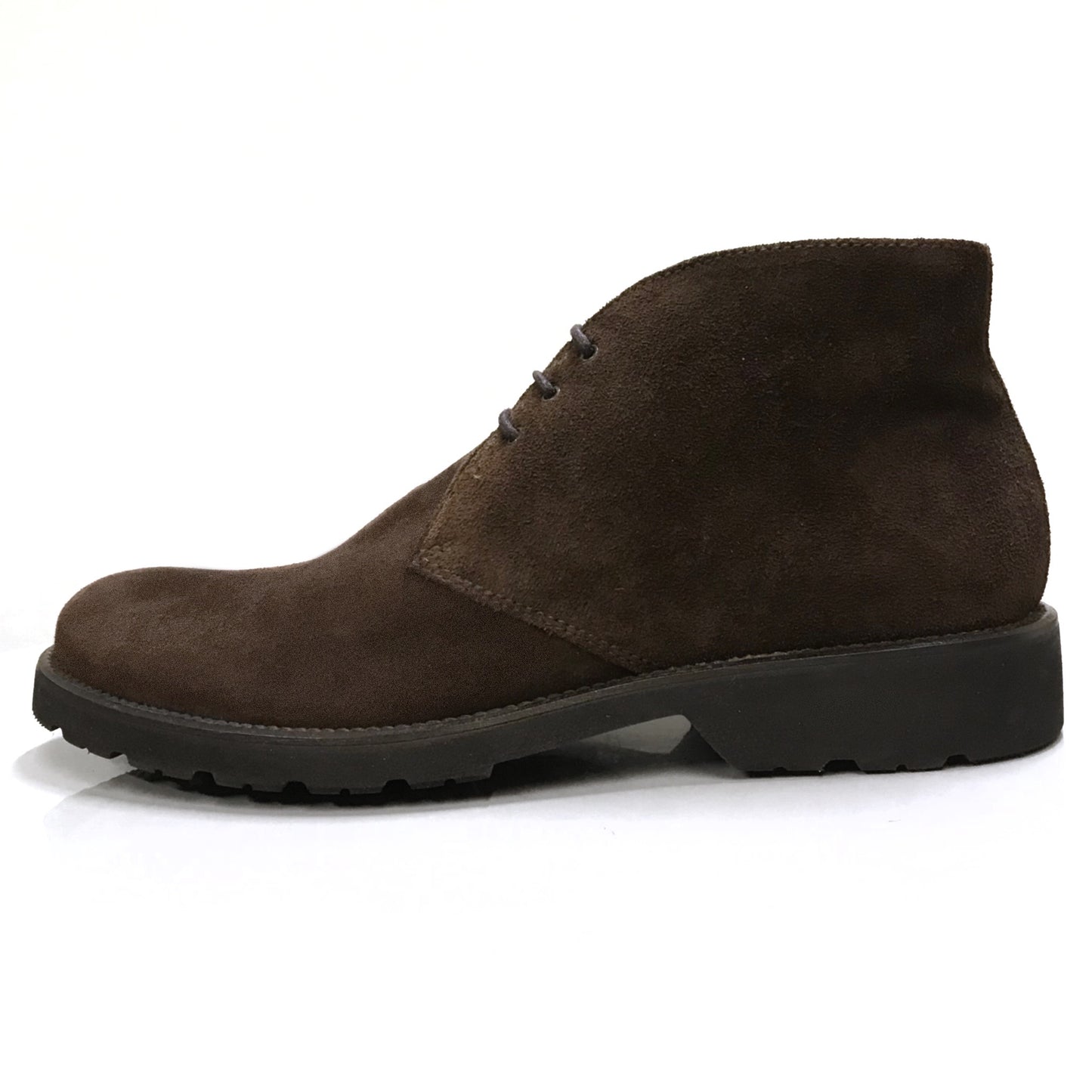 Scarpe Uomo Polacchine NeroGiardini 09312 Vera Pelle Scamosciata, Lacci - Marrone Ebano