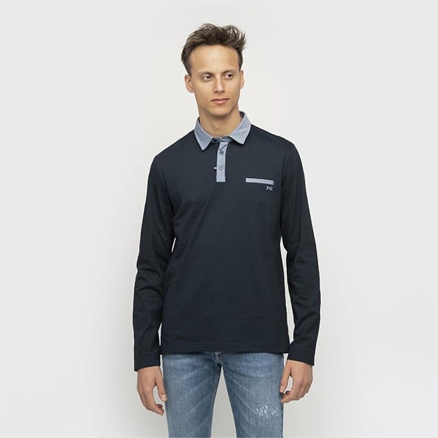 Maglia da Uomo Nero Giardini P671200U - Blu