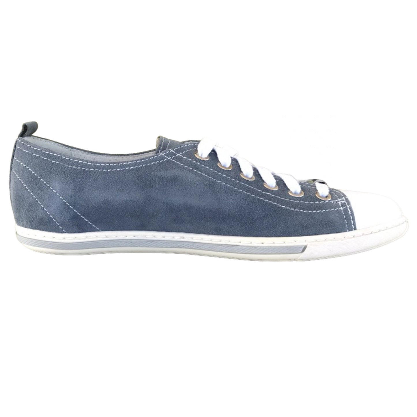 Sneakers basse Donna NeroGiardini P308430D Vera Pelle Blu Avio