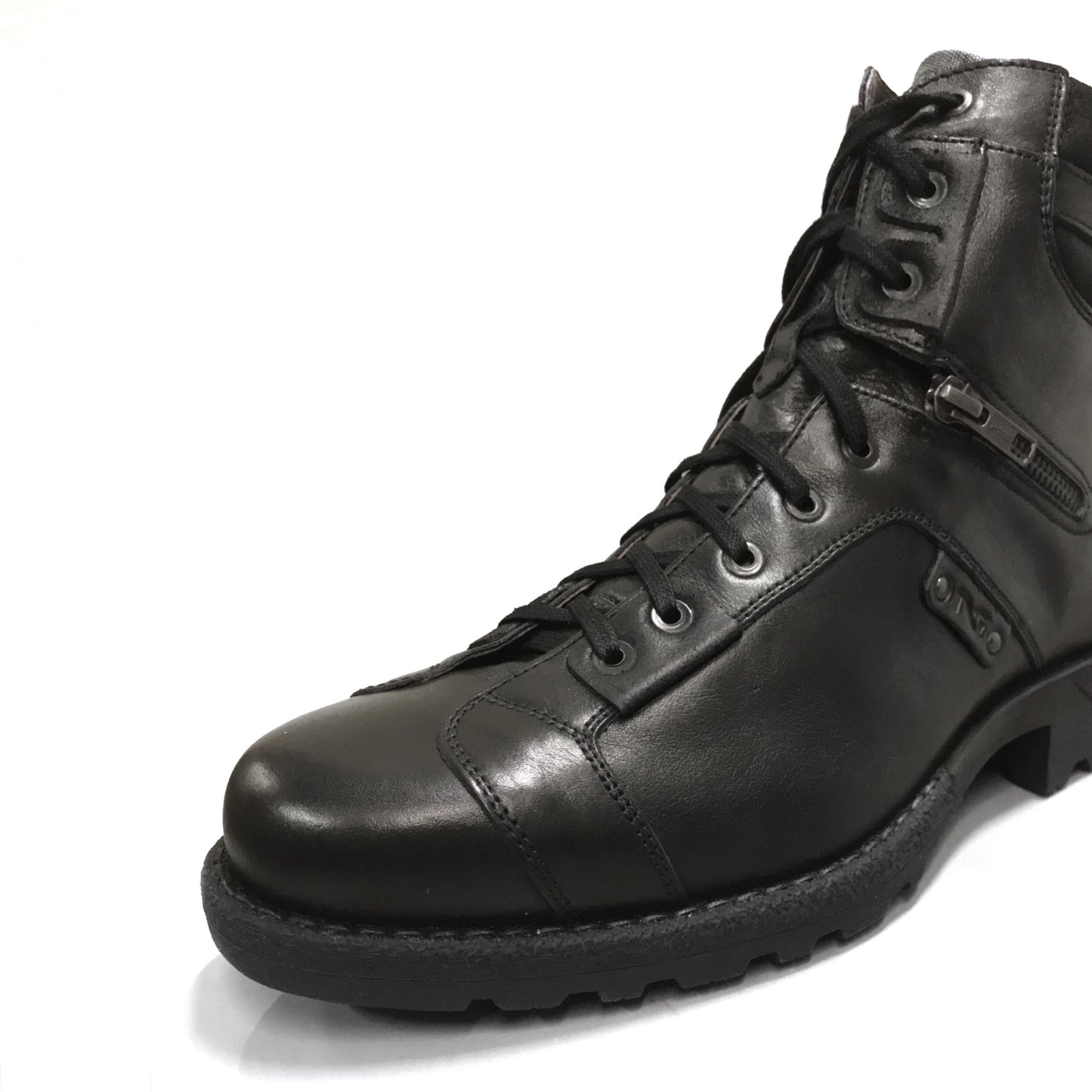 Scarponi stringati Uomo NeroGiardini A100830U in Vera Pelle, Nero - Numero 45