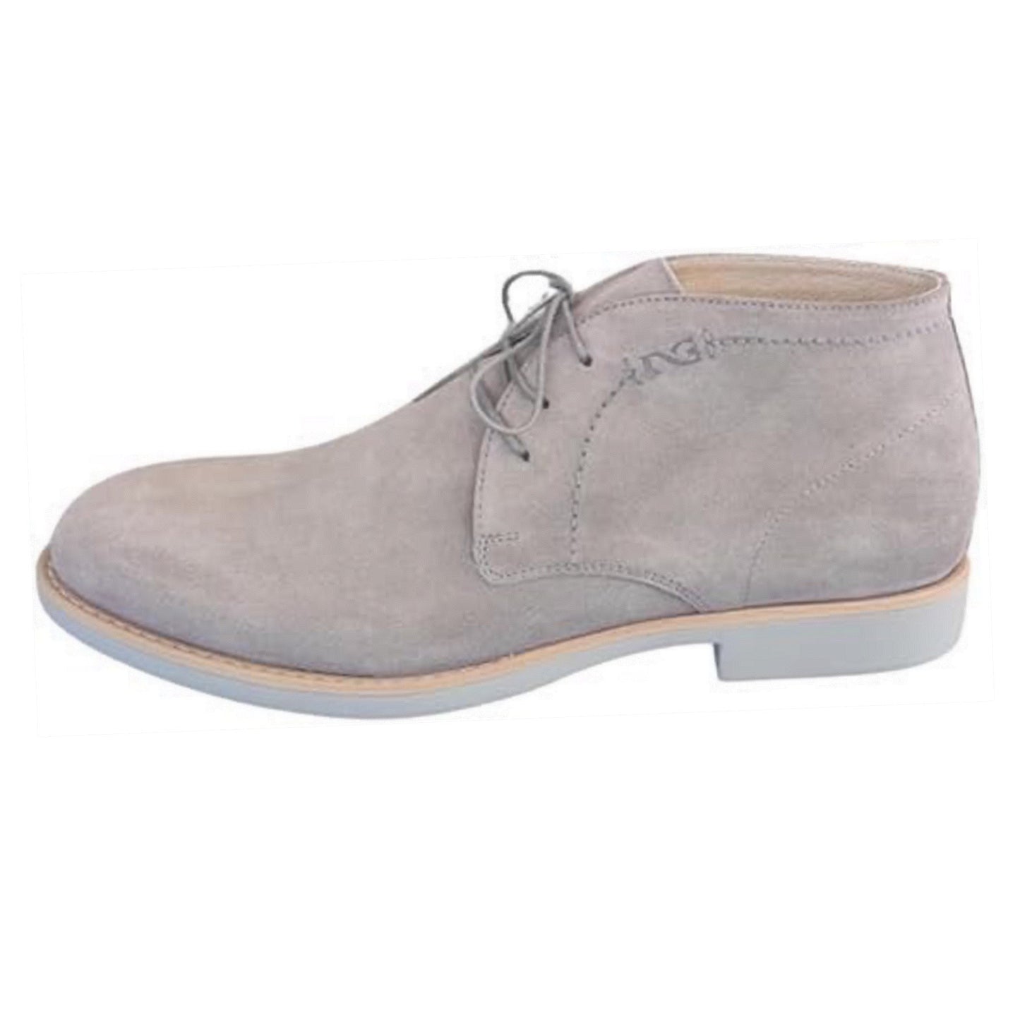 Polacchine Uomo NeroGiardini P402572U Camoscio Grigio Osimo Sasso