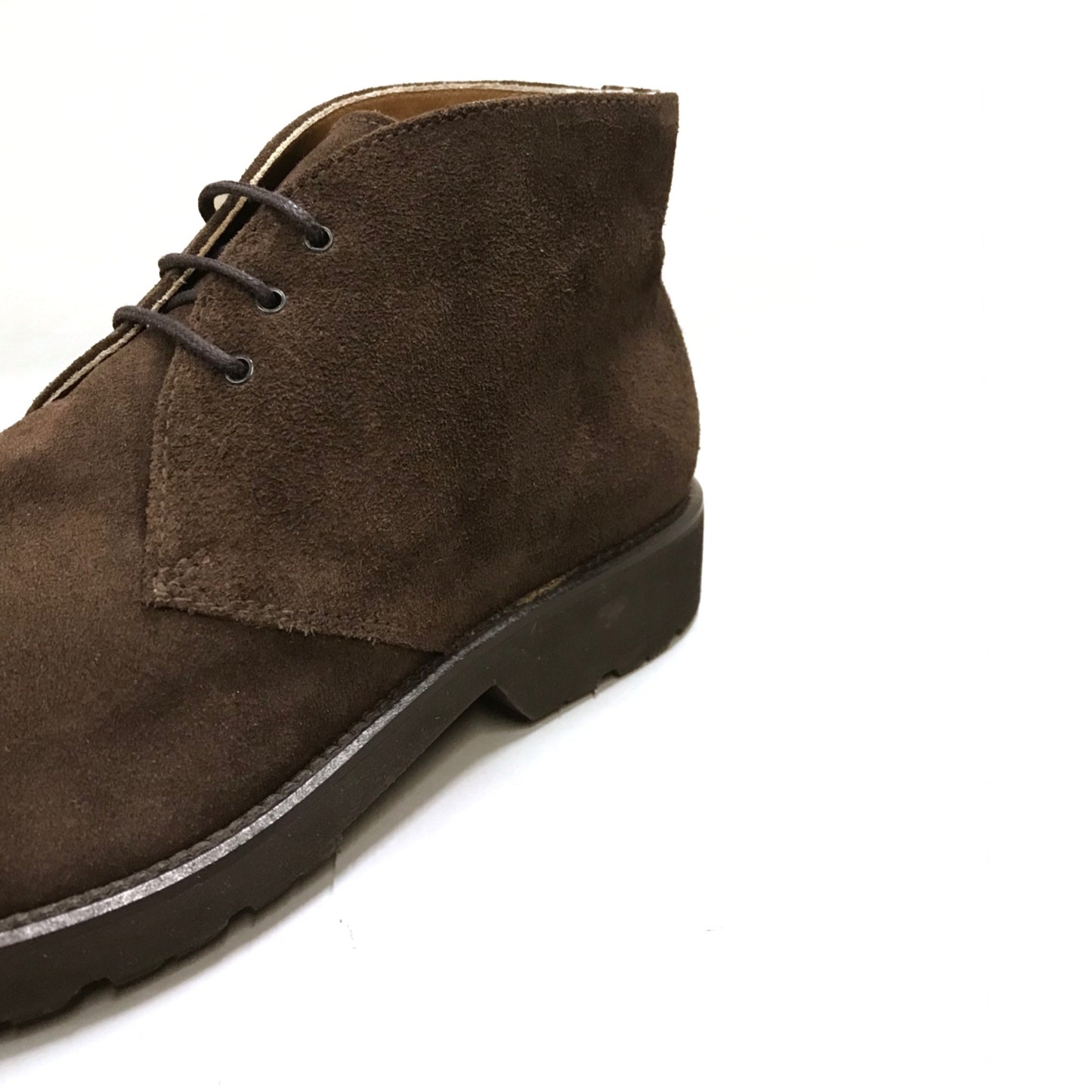 Scarpe Uomo Polacchine NeroGiardini 09312 Vera Pelle Scamosciata, Lacci - Marrone Ebano