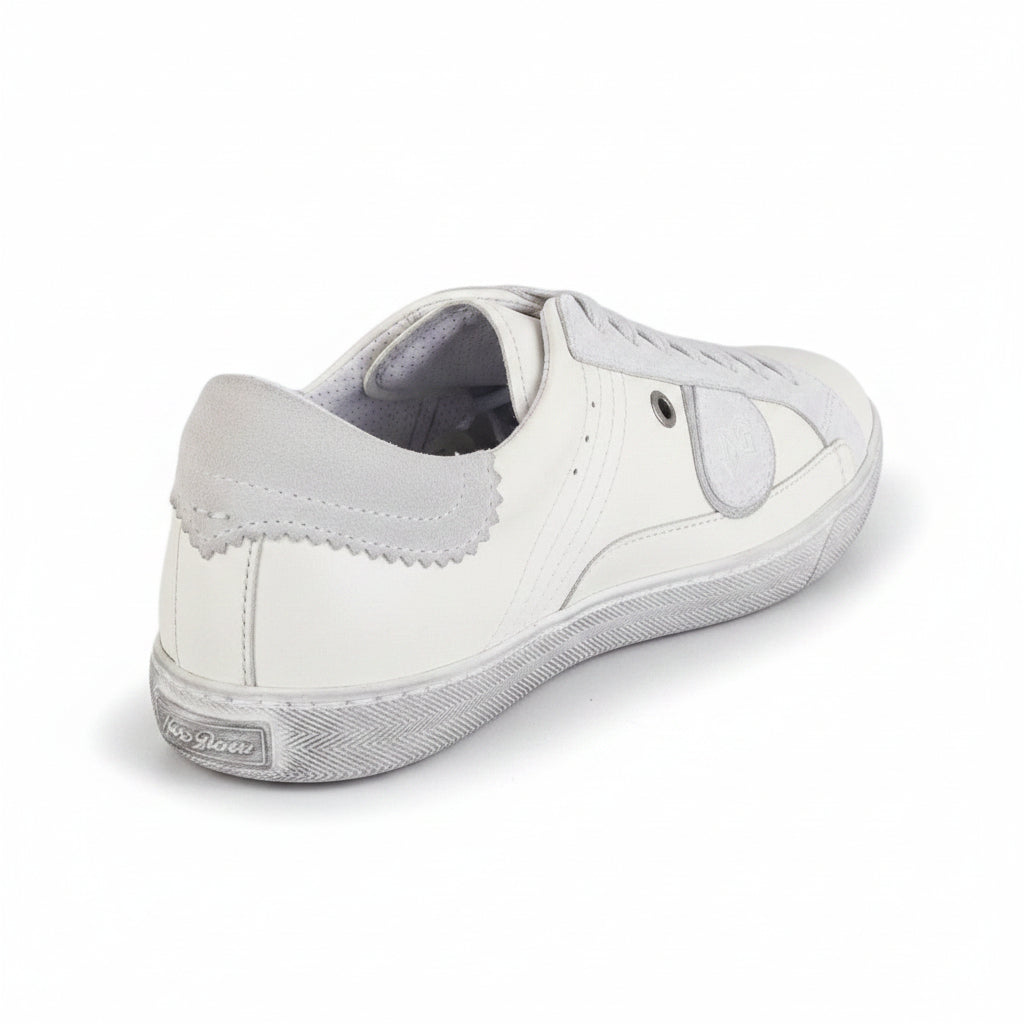 Sneakers Uomo NeroGiardini P201200U Vera Pelle Bianco Latte - 44 EU