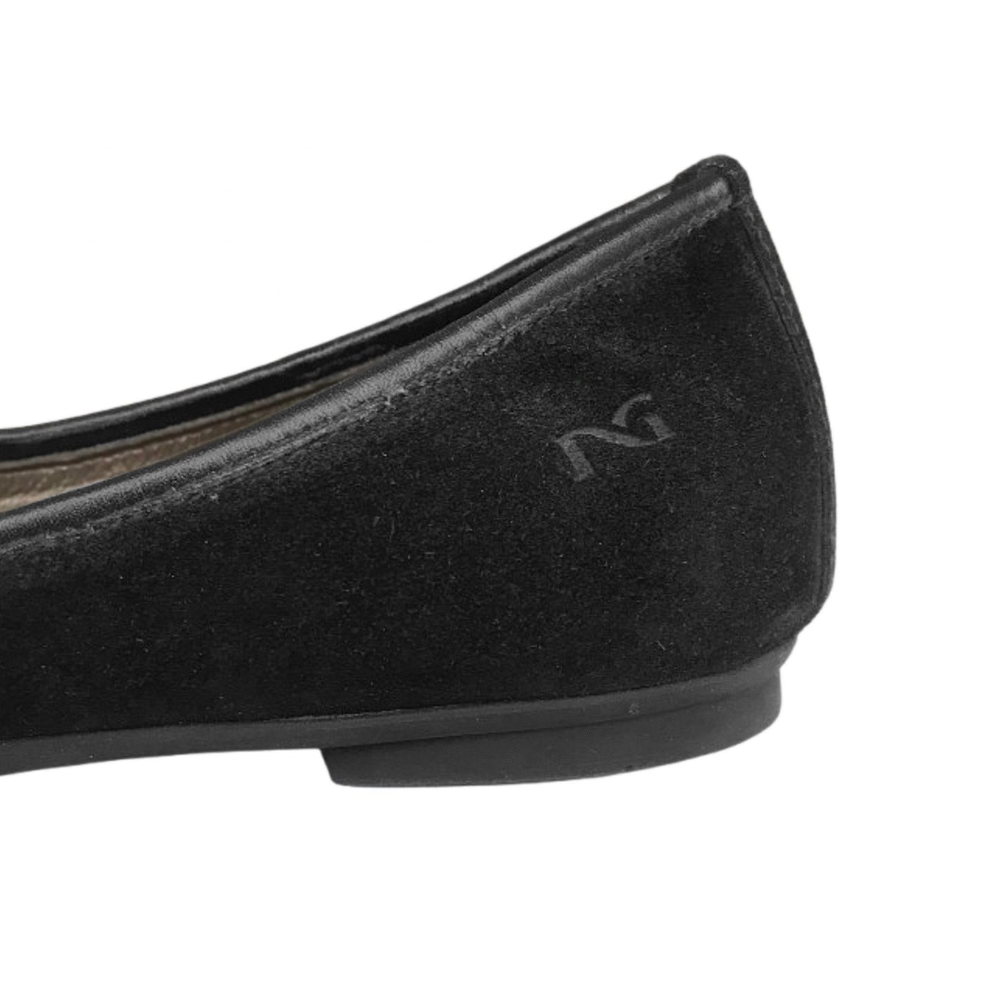 NeroGiardini Ballerine Donna A207600D in Camoscio Nero con Fiocco Decorativo, Scarpe Basse Eleganti