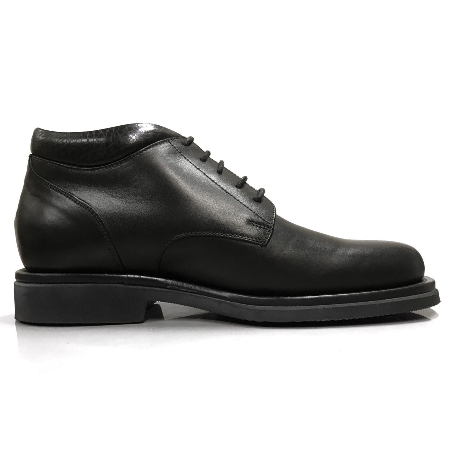 Scarpe classiche Uomo Boomerang 9720 in Vera Pelle Nero - Stringate con Lacci Eleganti