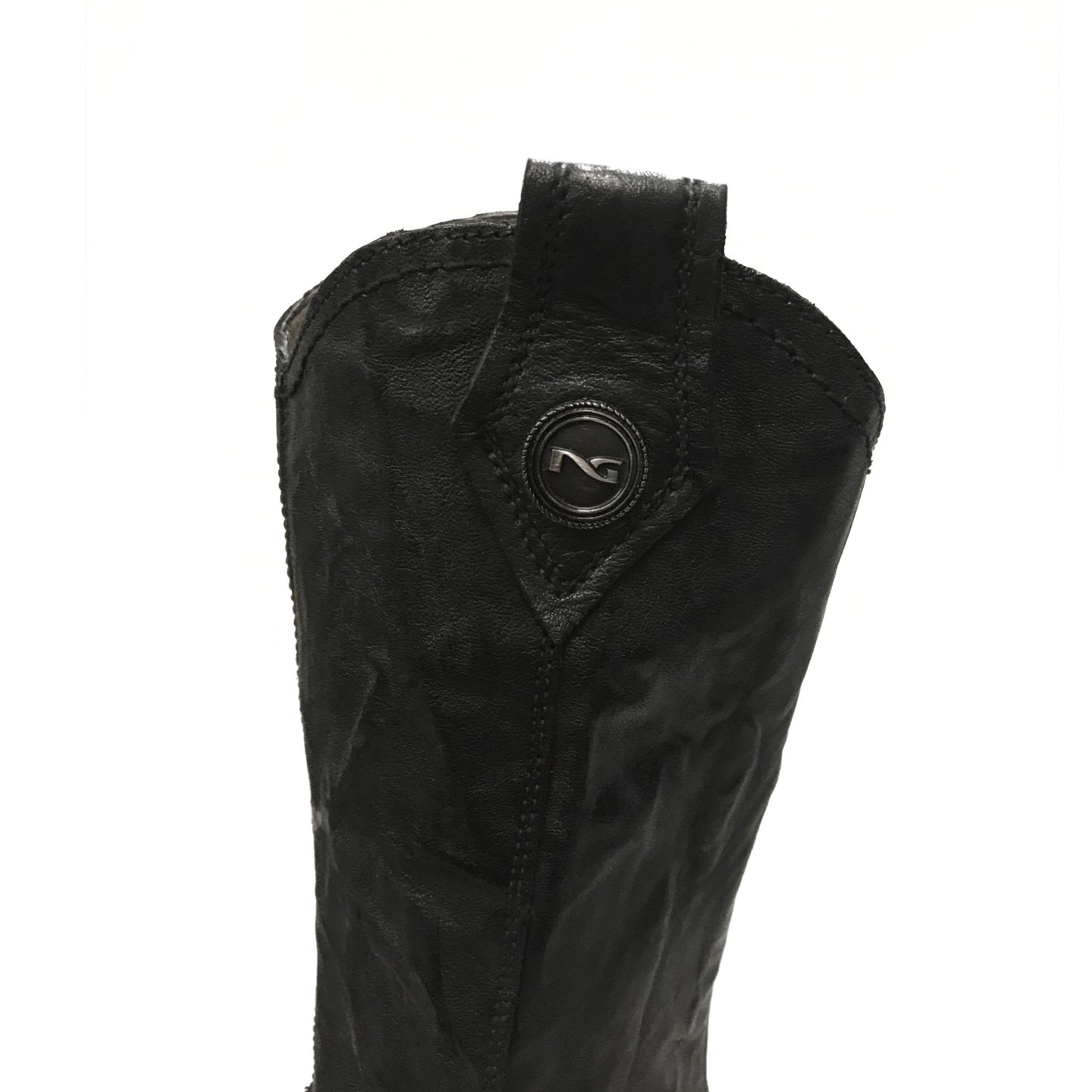 Stivali texani donna NeroGiardini 00201 Vera Pelle - Colore Nero