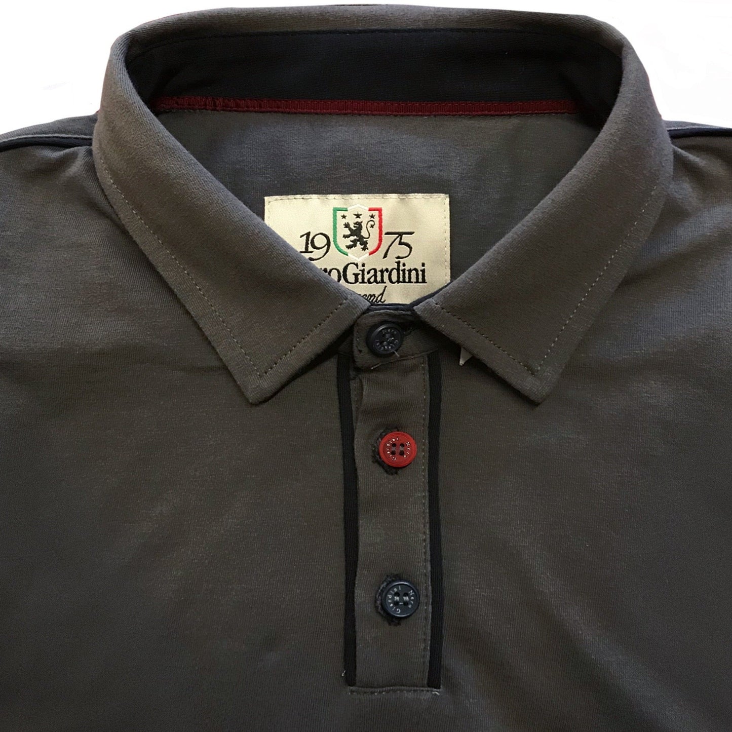 Maglia da Uomo Polo Nero Giardini A571100U,Grigio Piombo, Taglia 48 EU