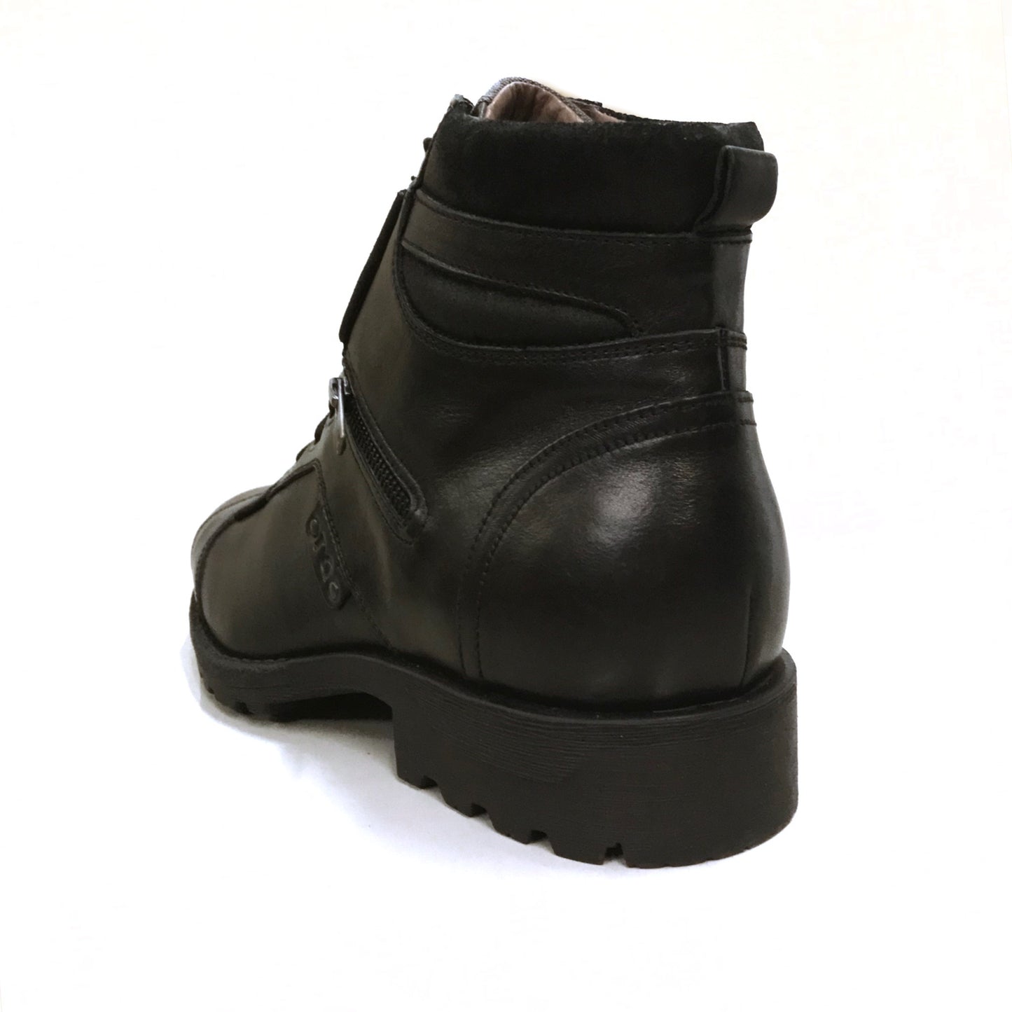 Scarponi stringati Uomo NeroGiardini A100830U in Vera Pelle, Nero - Numero 45