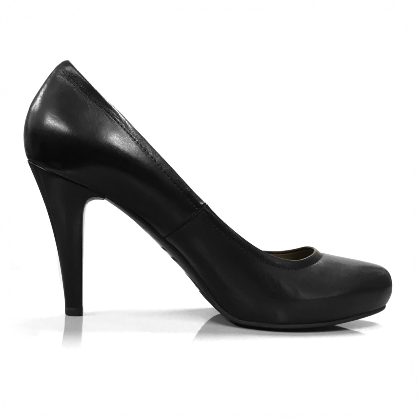 Dècolletè Donna NeroGiardini A106890DE Tacco Alto 9 cm con Plateau, Vera Pelle, Nero - Numero 38 (EU)