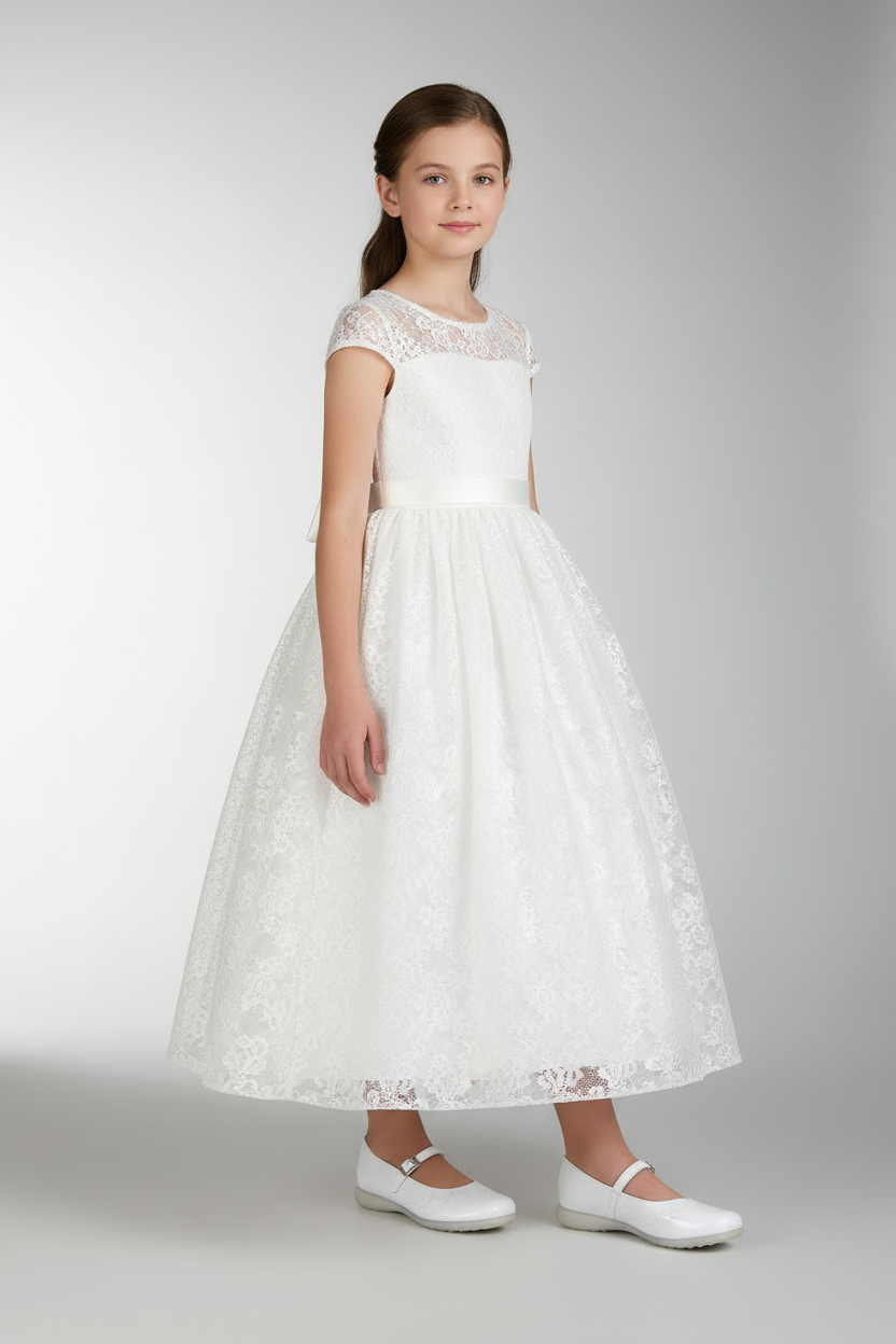 Ballerine con cinturino Cricket 1903 Vera Pelle Bianco Perlato, Numero 38 EU
