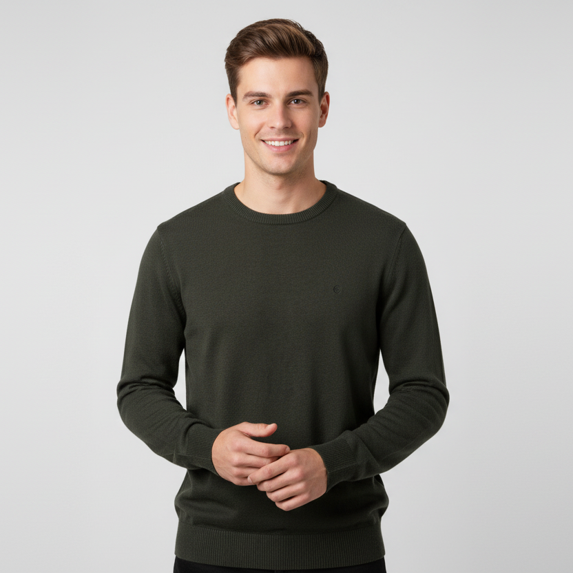 Maglia Uomo, COVERI Moving, Verde Militare, Viscosa
