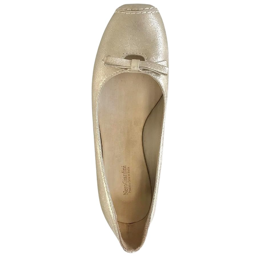 Ballerine Donna NeroGiardini 860 Vera Pelle Platino