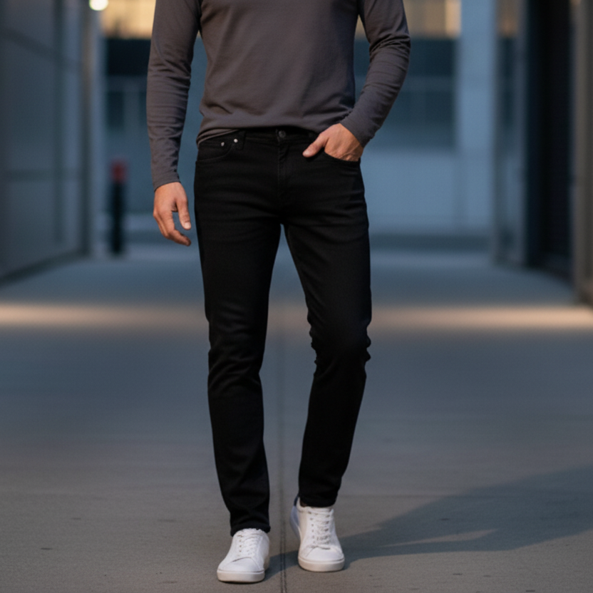 Pantaloni Uomo,Nero Giardini, Nero, 48 EU