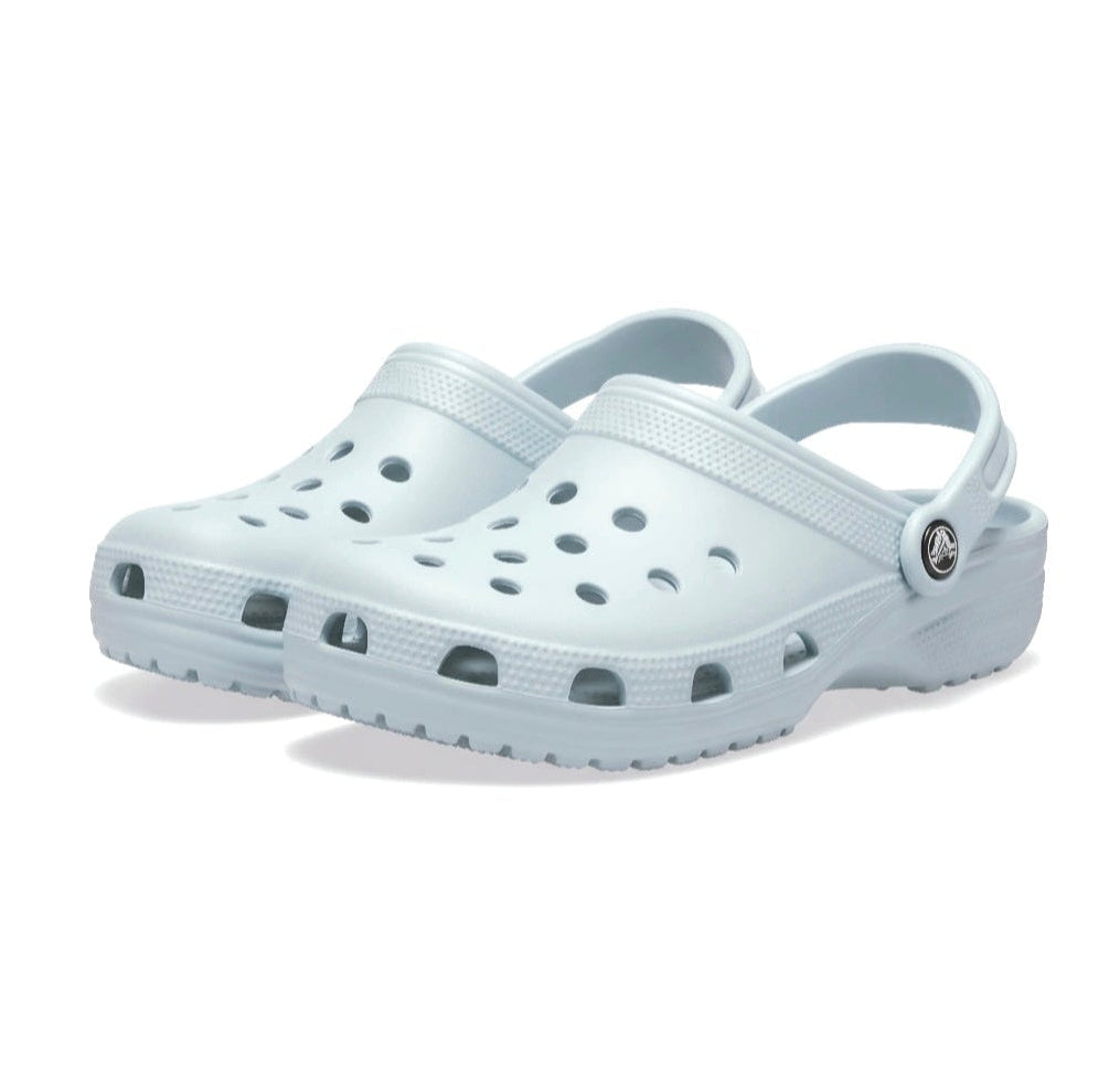Ciabatte forate, De@de, stile Crocs, in gomma, celeste light, 37 IT
