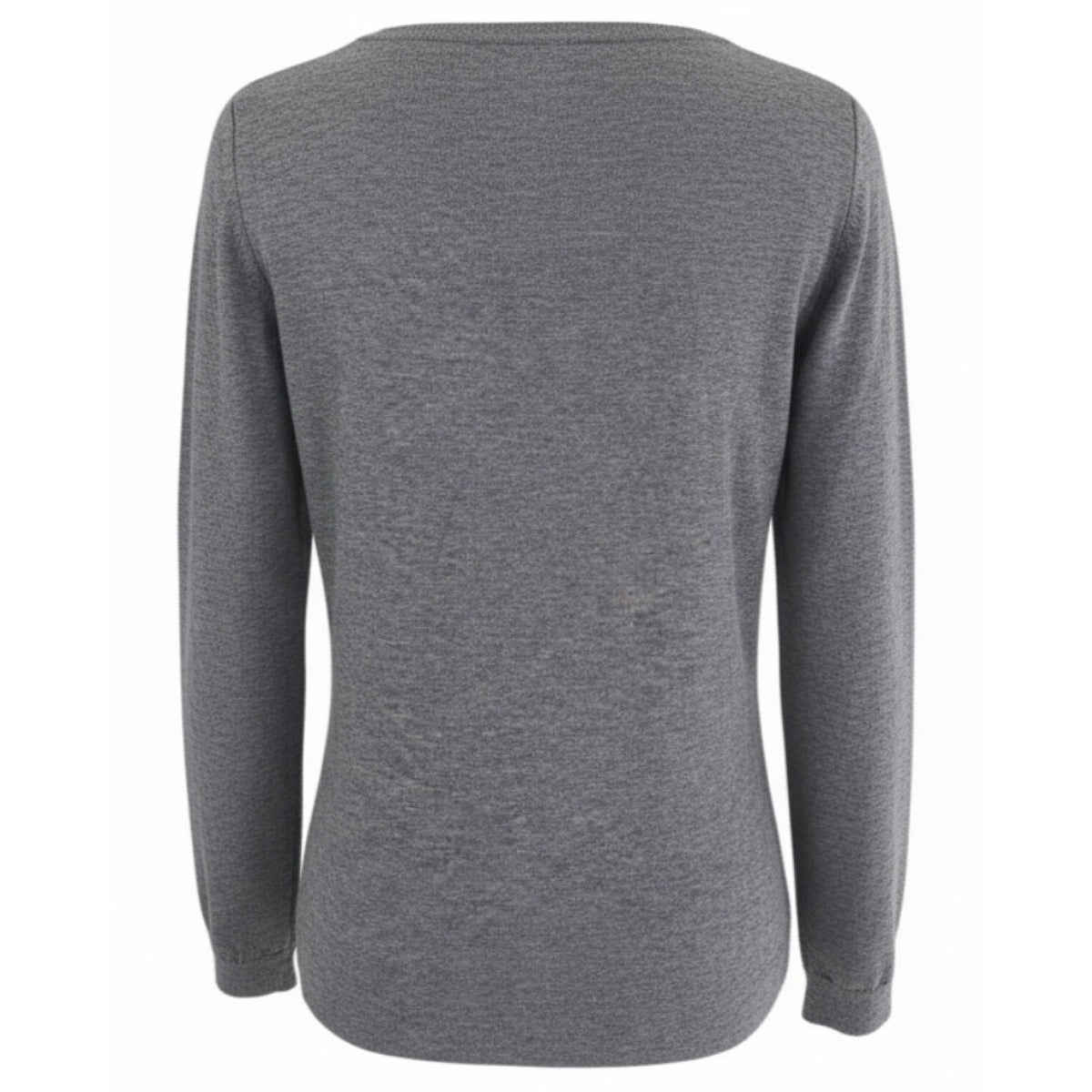 Maglia Donna, NeroGiardini, A560101D, Lana, Grigio, con decorazione in pizzo