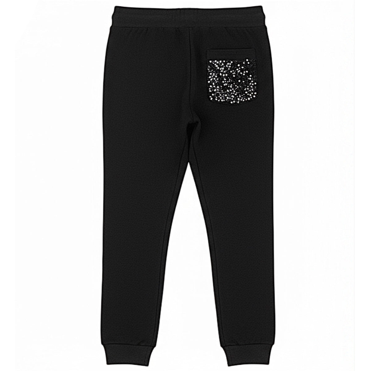 Pantaloni NeroGiardini A663030D Casual Chic con elastico, tasca con paillettes, 44 EU