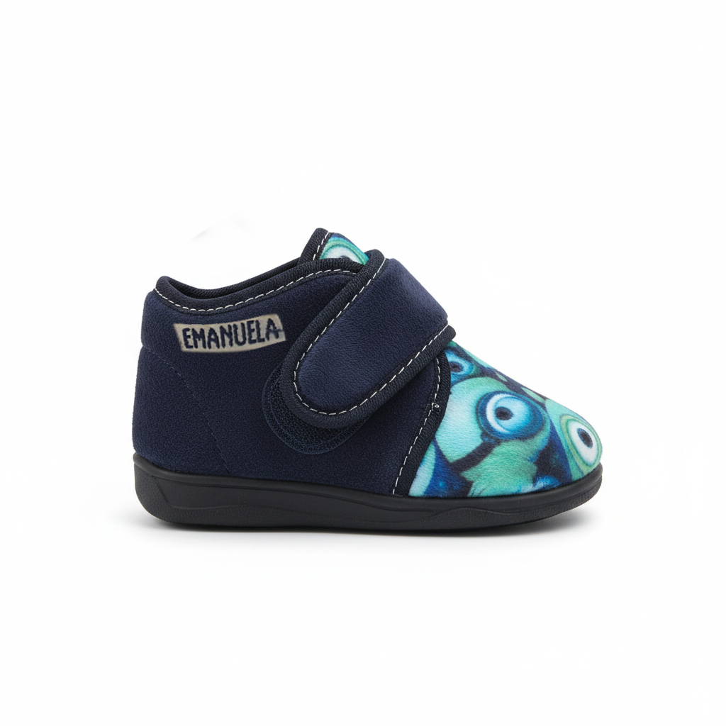 Pantofole Bambini Minions Blu Celeste Emanuela