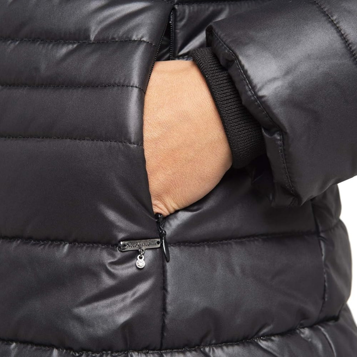 NeroGiardini A568101D Piumino da Donna, Nero
