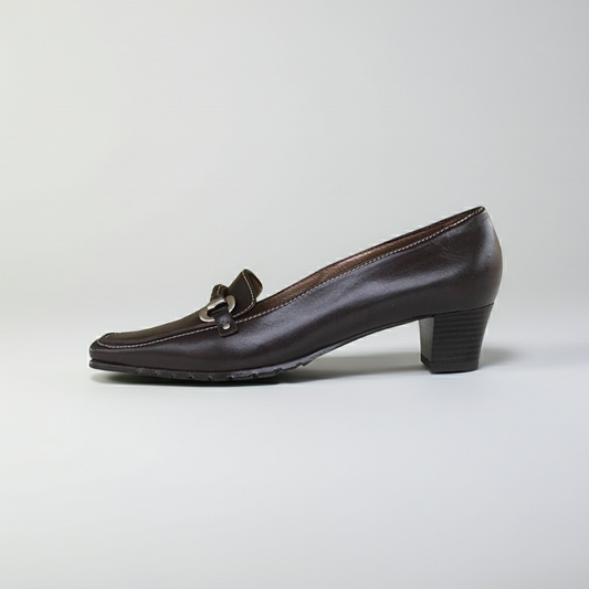 Mocassini Donna Comfort 1087 Vera Pelle Testa di Moro