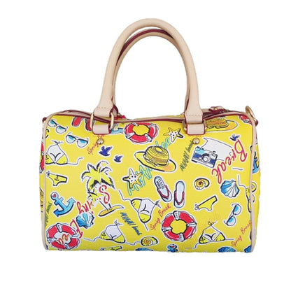 Borsa Bauletto Donna CoveriWorld con tracolla Giallo Stampe Estive Colorate