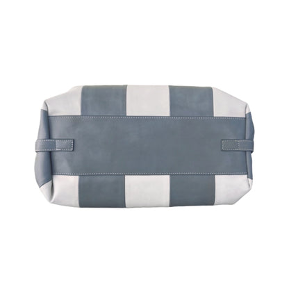 Borsa bauletto Donna NeroGiardini con tracolla Blu Avio Bianco Ghiaccio