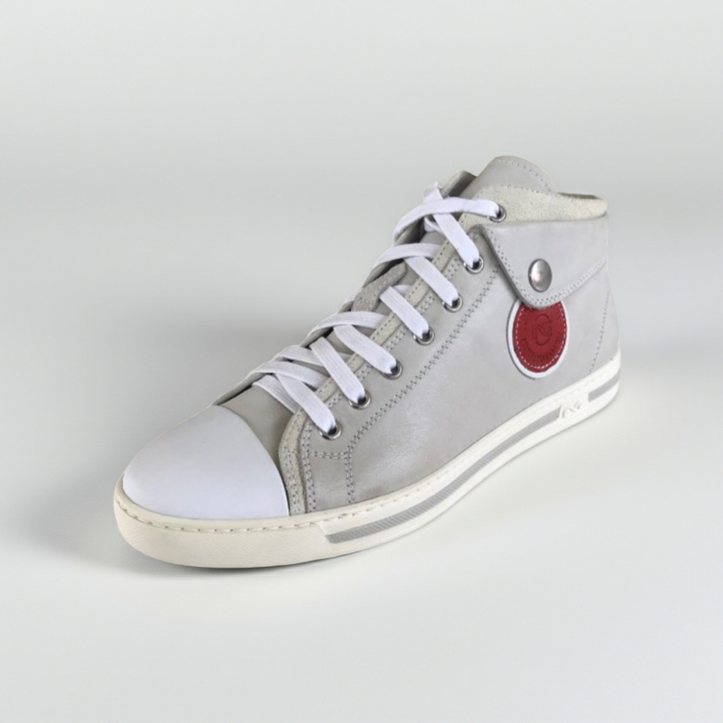 Sneakers Uomo/Donna NeroGiardini P410001D Vera Pelle Bianco ghiaccio - 38 EU