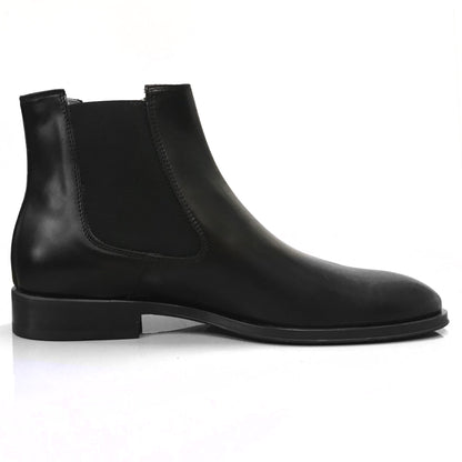 Stivaletto Chelsea NeroGiardini A909402 Vera Pelle, Nero