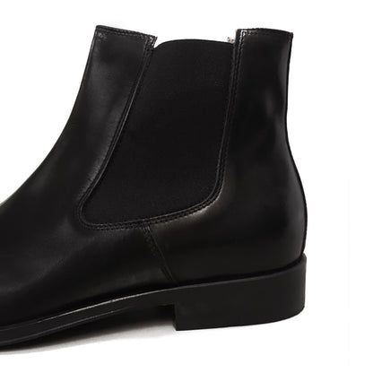 Stivaletto Chelsea NeroGiardini A909402 Vera Pelle, Nero