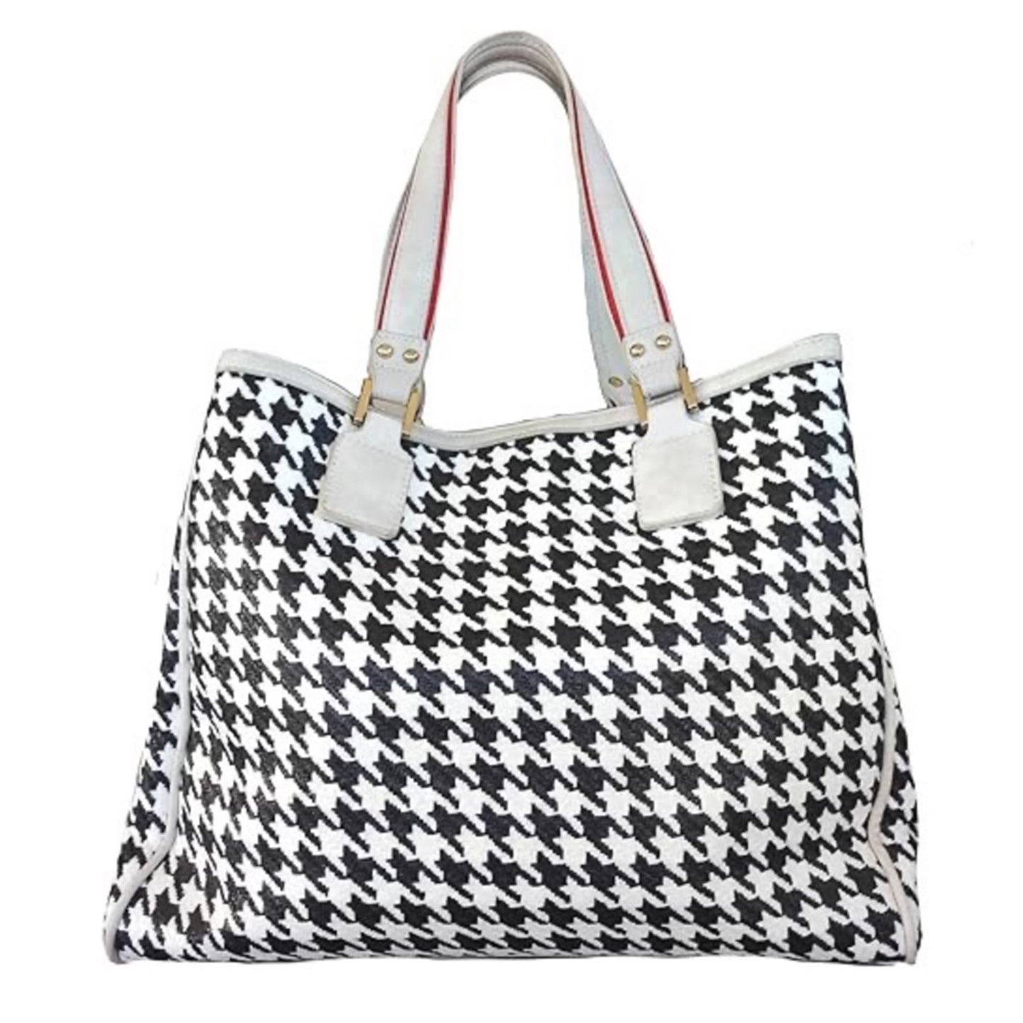 Borsa a spalla Renato Balstra ecopelle beige pied de coque bianco e nero