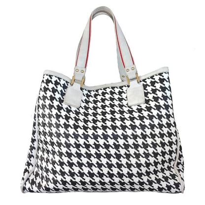 Borsa a spalla Renato Balstra ecopelle beige pied de coque bianco e nero