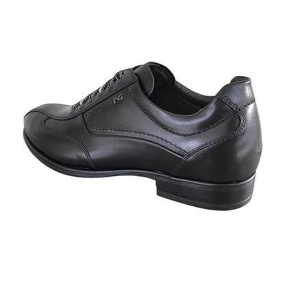 Scarpe Eleganti Uomo NeroGiardini A503580U Vera Pelle, Nero, lacci bicolor