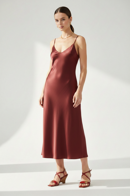 Sandali con zeppa NeroGiardini Vera Pelle Naplak - Rosso Bordeaux