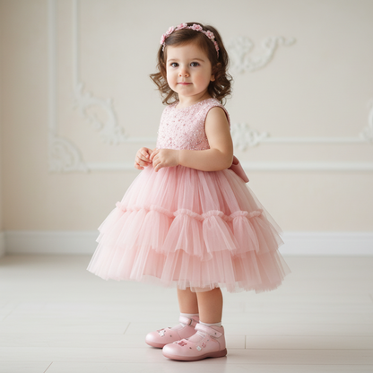 Scarpe Bambina Primigi 80512 Nappa Rosa Perlato - 22 EU