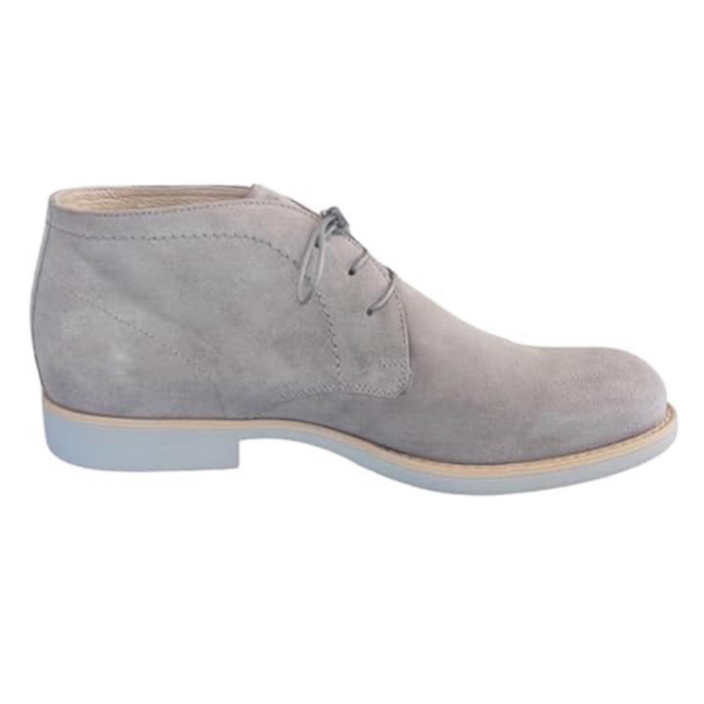 Polacchine Uomo NeroGiardini P402572U Camoscio Grigio Osimo Sasso