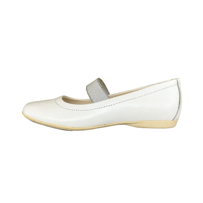 Ballerine con elastico argento Primigi 22478 Bianco Nappa