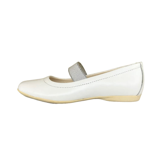 Ballerine con elastico argento Primigi 22478 Bianco Nappa