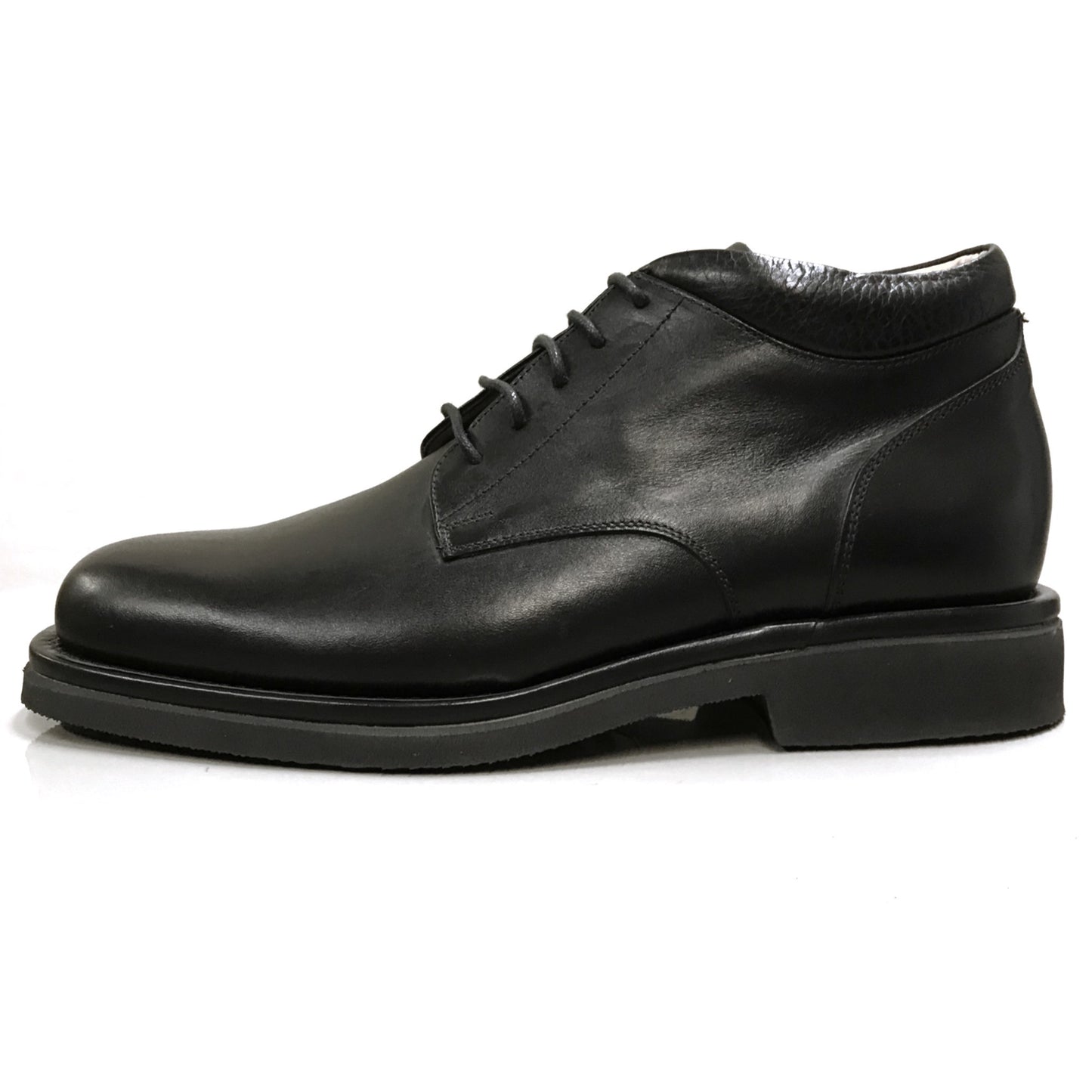 Scarpe classiche Uomo Boomerang 9720 in Vera Pelle Nero - Stringate con Lacci Eleganti