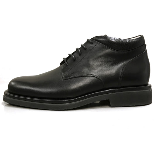 Scarpe classiche Uomo Boomerang 9720 in Vera Pelle Nero - Stringate con Lacci Eleganti