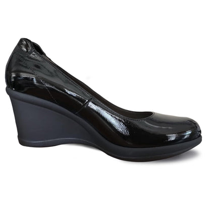 Scarpe con Zeppa Donna NeroGiardini A207711D Naplak Vernice Nero - 39 EU