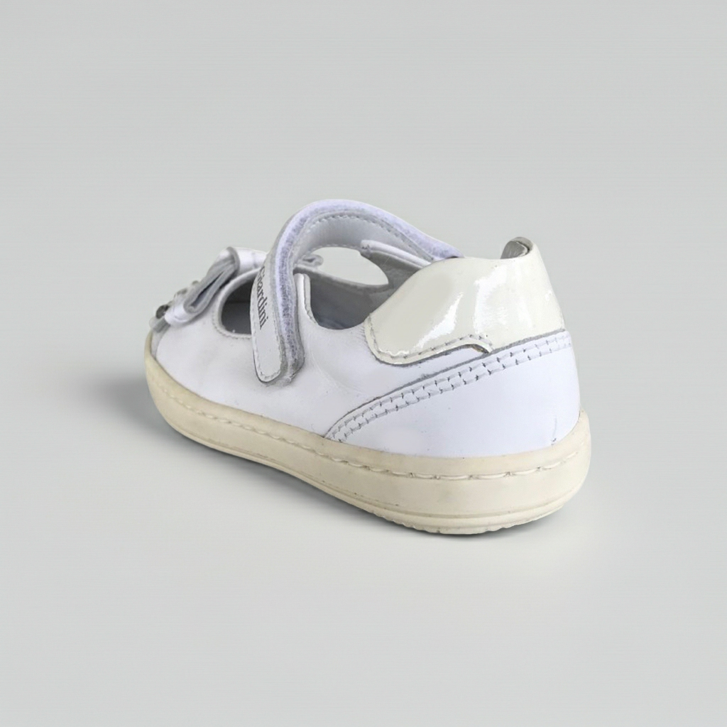 Ballerine con cinturino NeroGiardini P319760F Vera Pelle Bianco, 24 EU