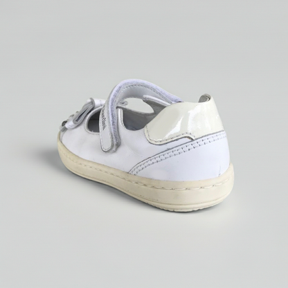 Ballerine con cinturino NeroGiardini P319760F Vera Pelle Bianco, 24 EU
